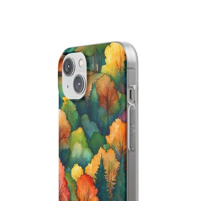 Verdant Canopy iPhone 14 Cover - Blød