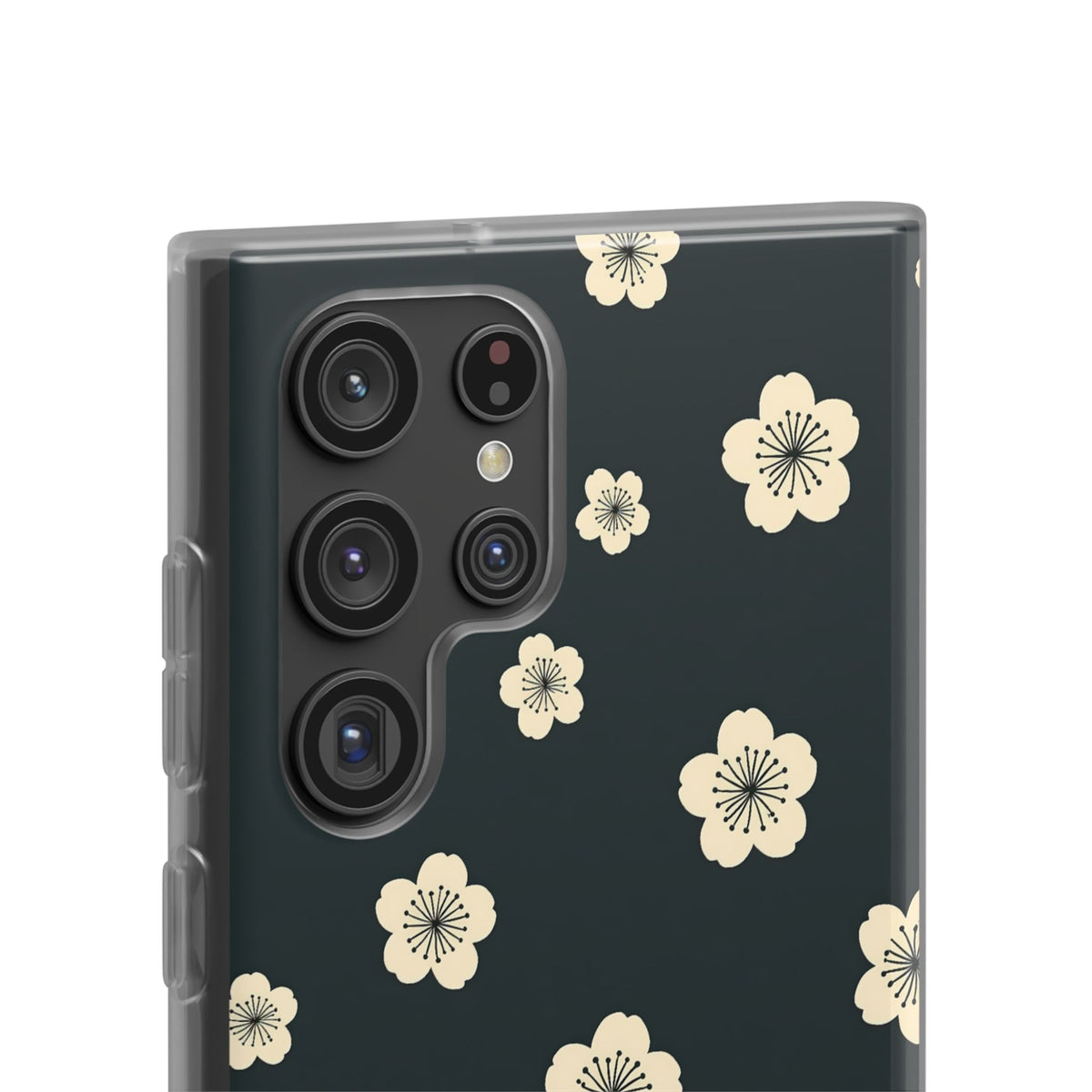 Midnight Sakura Bloom · Lite Phone Case for Samsung · Black