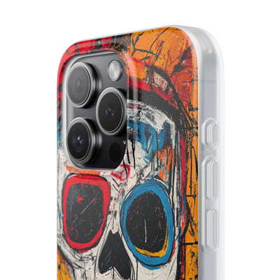 Vivid Graffiti Skull · Soft Custodia per iPhone