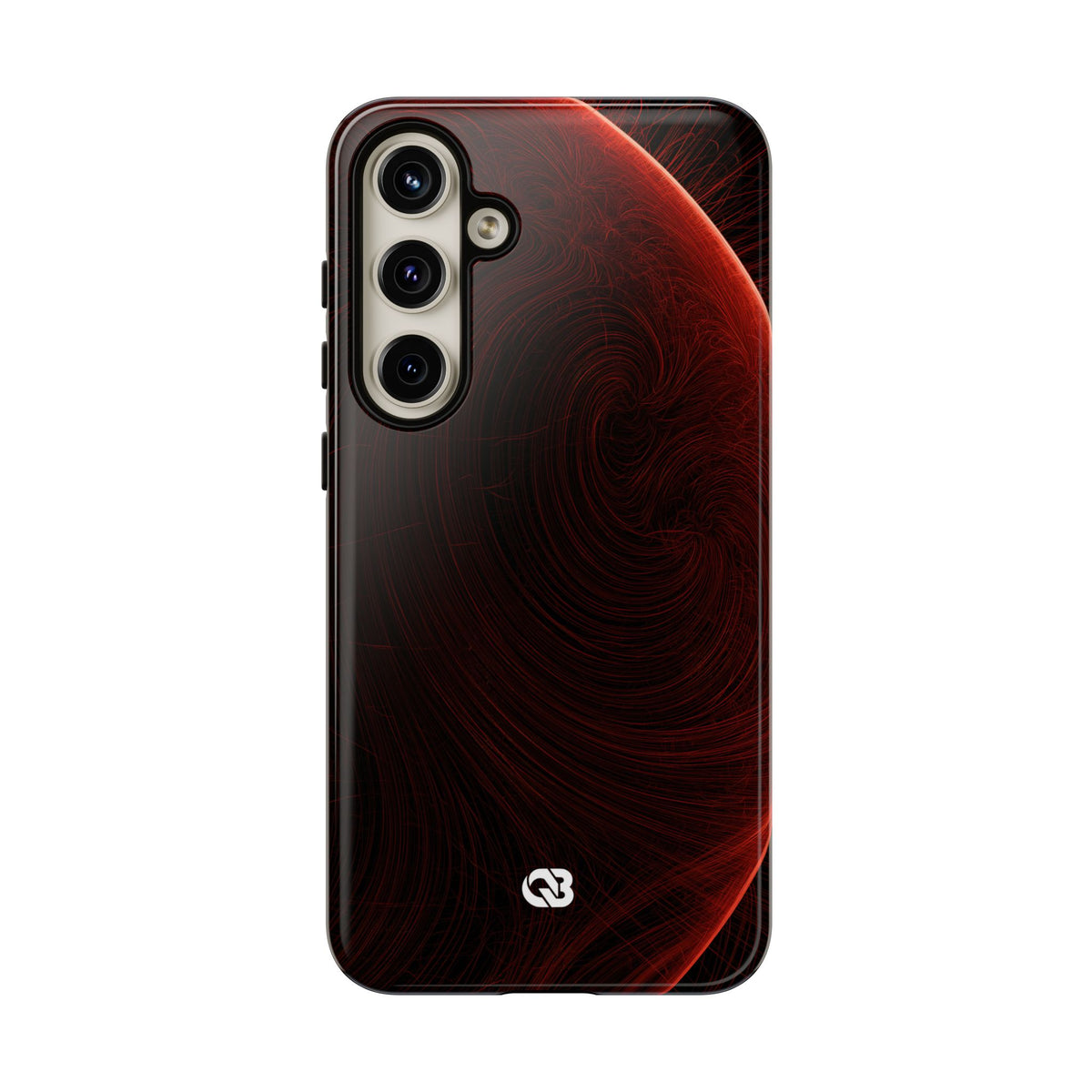 Crimson Solar Orbit · Tough Phone Case for Samsung · Red