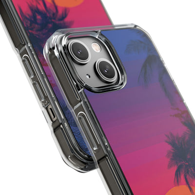 Neon Horizon Palms · Impact Phone Case for iPhone · Magsafe