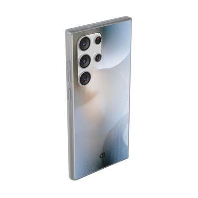 White Lite Phone Case for Samsung - Frosted Ribbed Sphere