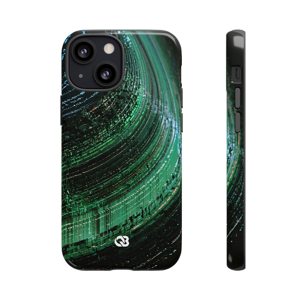 Orbital Data Stream · Tough Phone Case for iPhone · Green