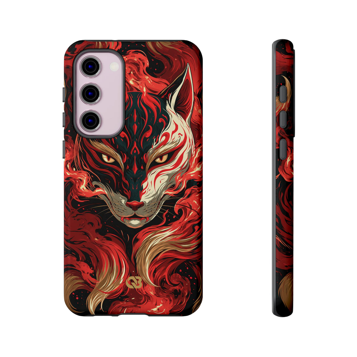 Crimson Kitsune Spirit · Tough Phone Case for Samsung · Red