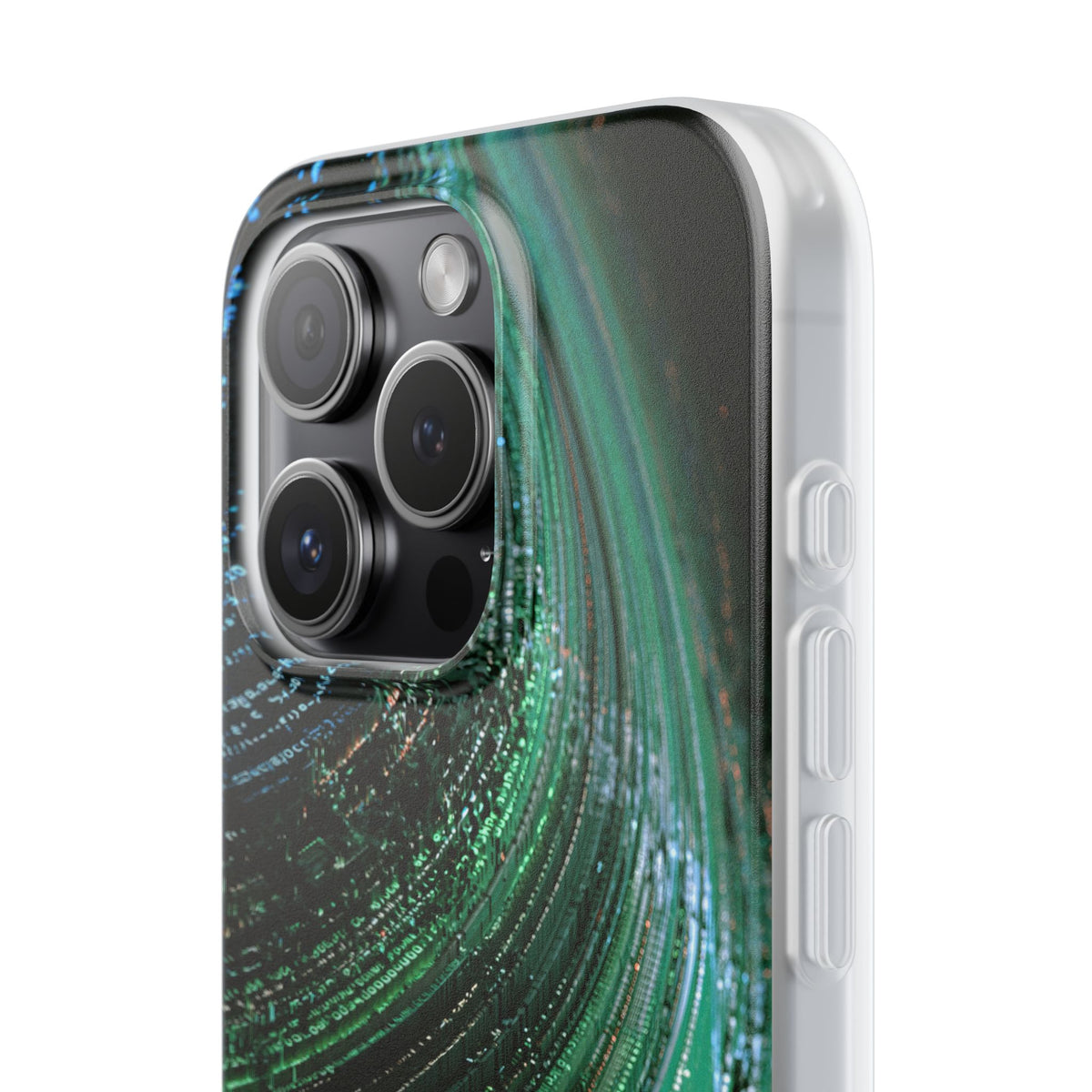Orbital Data Stream · Lite Phone Case for iPhone ·  Green