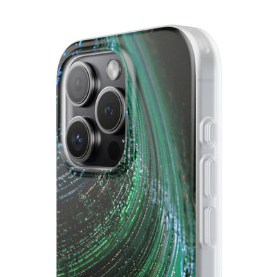 Orbital Data Stream · Lite Phone Case for iPhone ·  Green