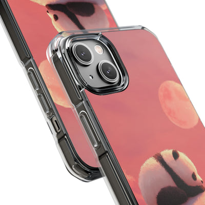 Rose Moon Panda · Impact Coque de téléphone pour iPhone · Magsafe