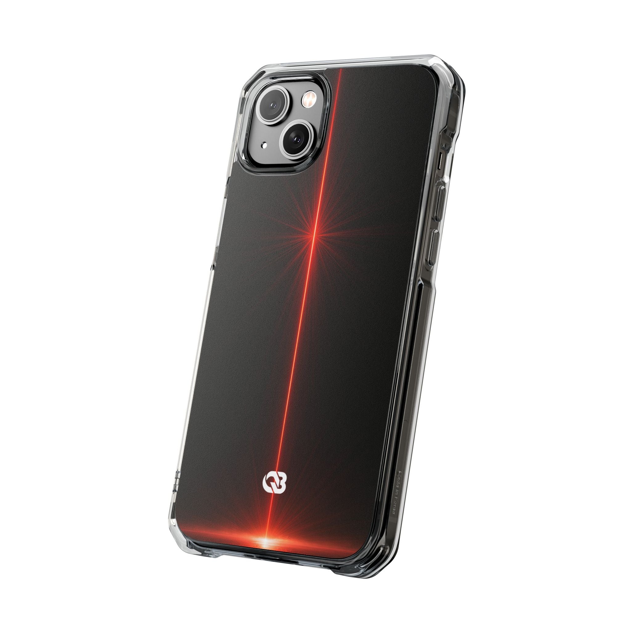 Red Impact MagSafe Phone Case for iPhone - Crimson Flare Vector