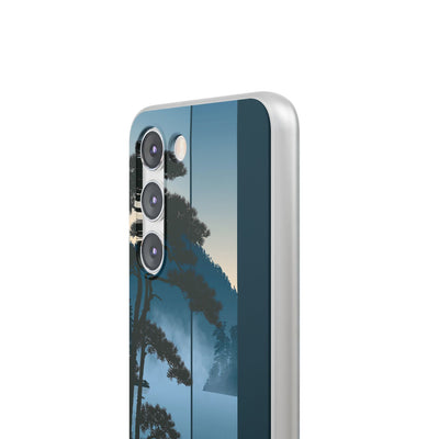 Blue Lite Phone Case for Samsung - Kyoto Mist Pine