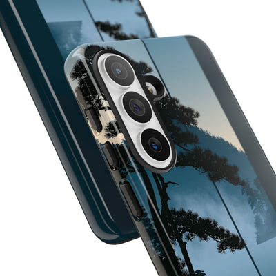 Blue Tough Phone Case for Samsung - Kyoto Mist Pine