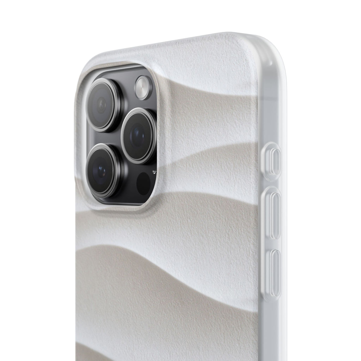 Sculpted Dune Relief · Lite Phone Case for iPhone ·  White