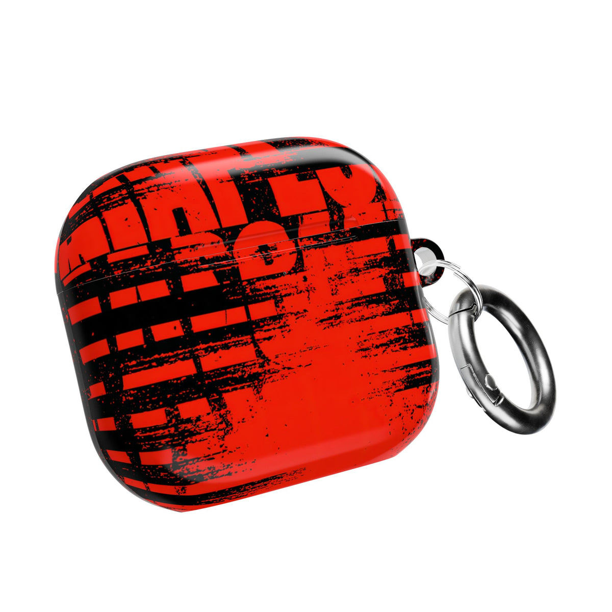 Crimson Redaction · Hard Case for AirPods & AirPods Pro · Black
