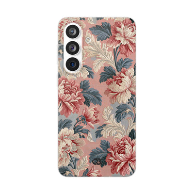 Blush Peony Jacquard · Lite Phone Case for Samsung · Pink
