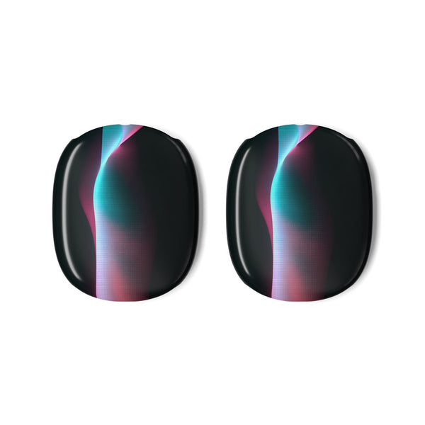 Neon Pixel Flow · Hard Case for AirPods Max · Black
