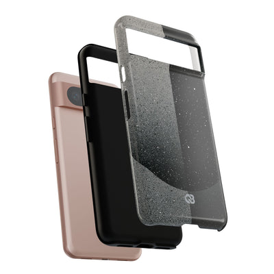 Black Tough Phone Case for Google Pixel - Lunar Static Orbit