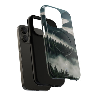 Misty Pine Peaks · Tough+ Phone Case for iPhone · Magsafe