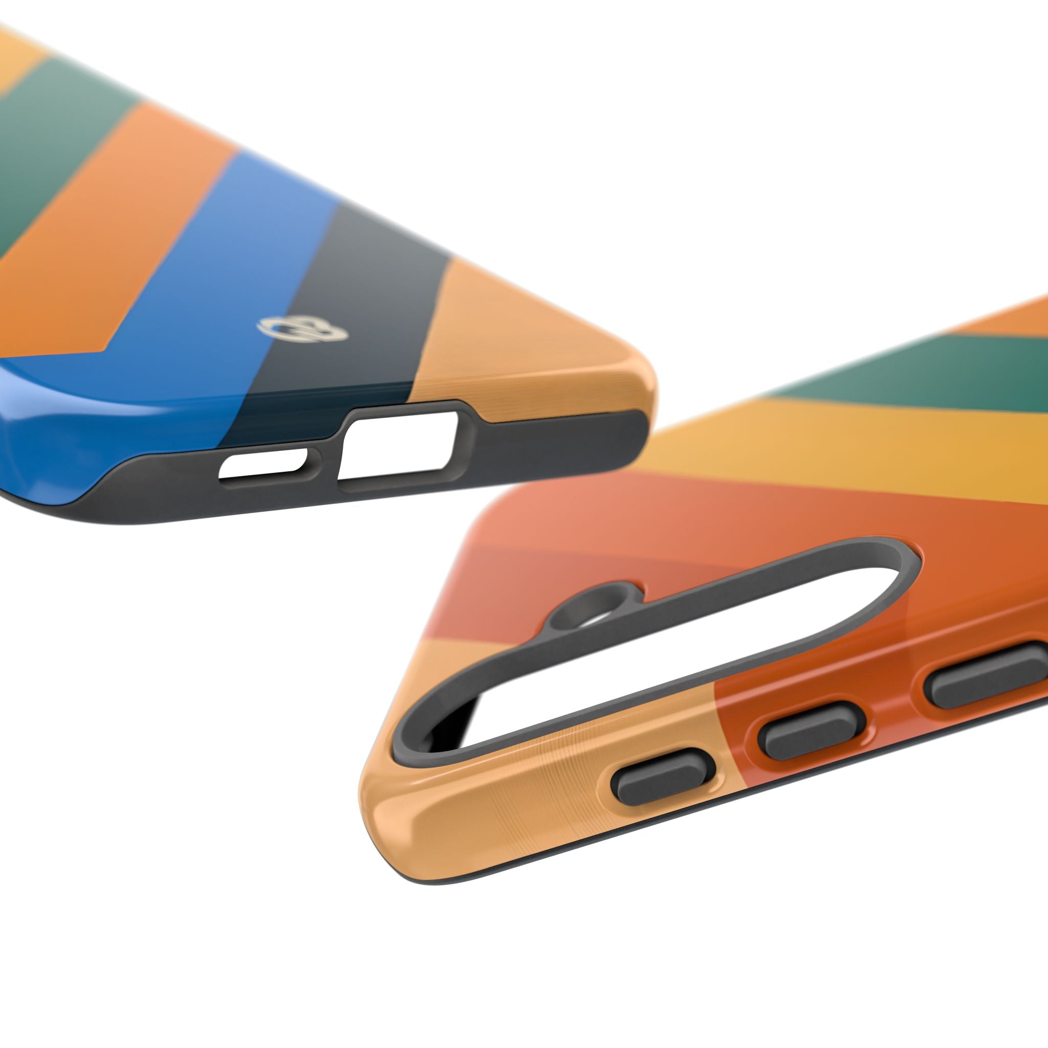 Retro Ridge Lines · Tough Phone Case for Samsung
