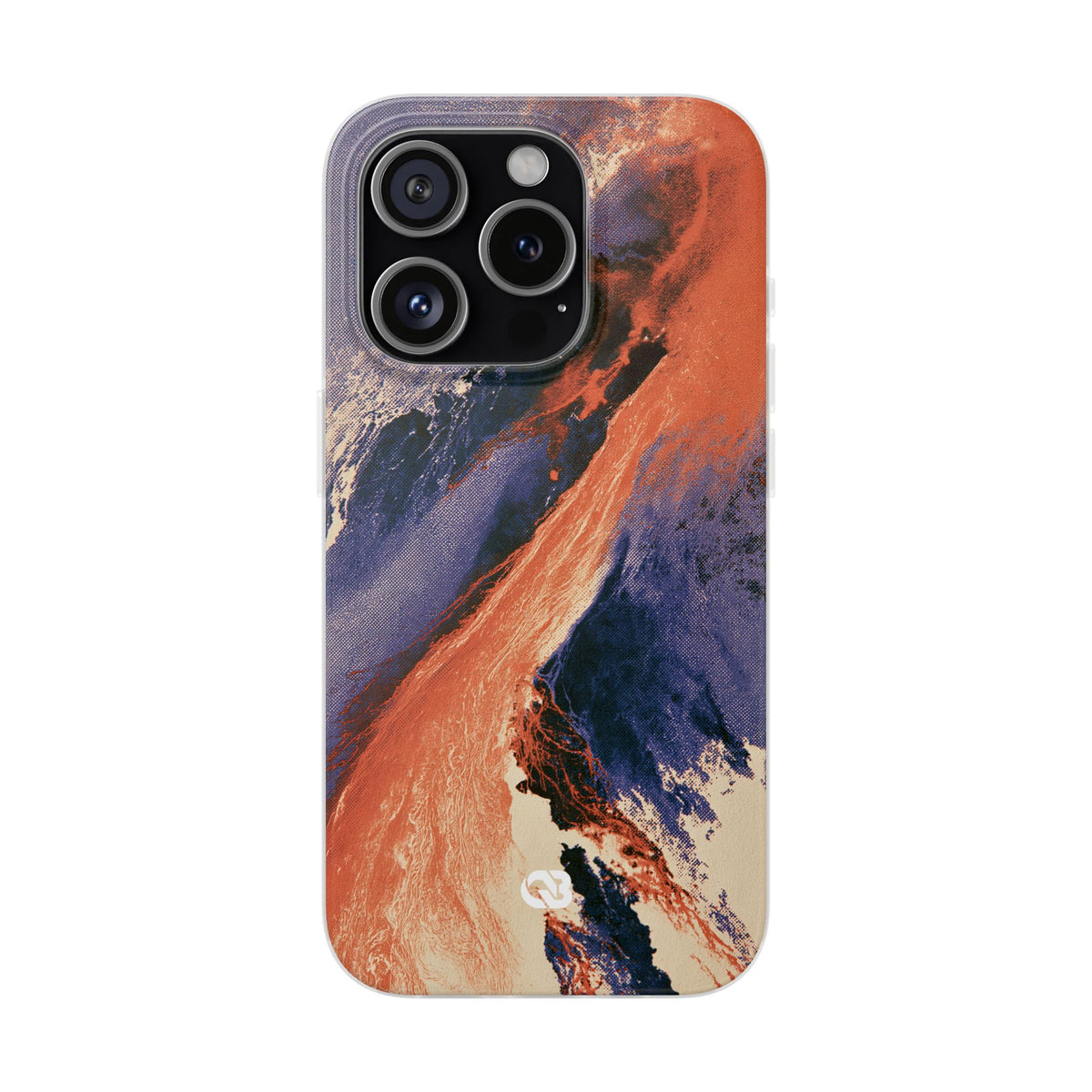 Solar Aura Drift · Lite Phone Case for iPhone ·  Orange