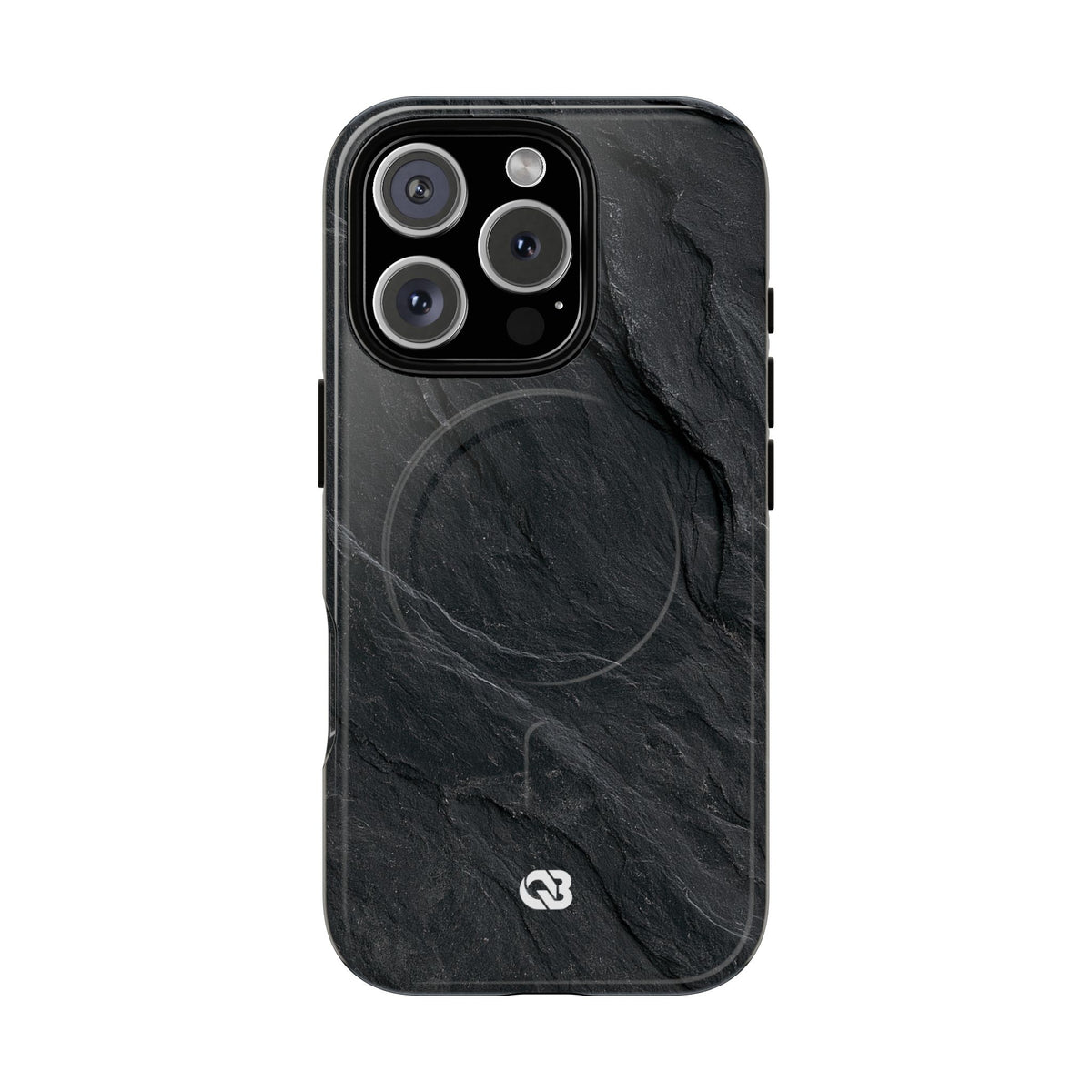 Dark Slate Strata · Tough 2.0 Magnetic Phone Case for iPhone · Black