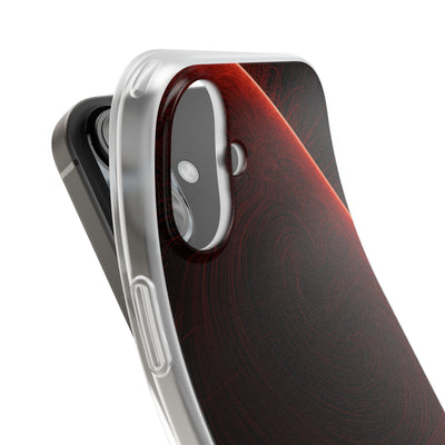 Red Lite Phone Case for iPhone - Crimson Flare Flux
