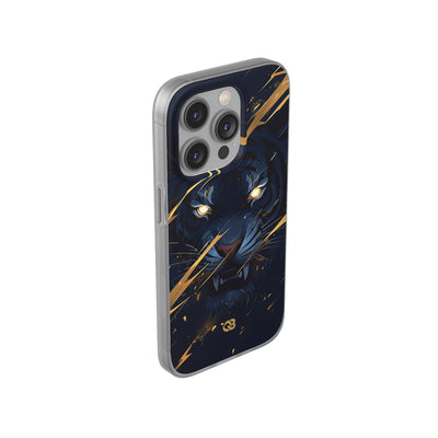 Obsidian Gold Predator · Soft Coque de téléphone pour iPhone