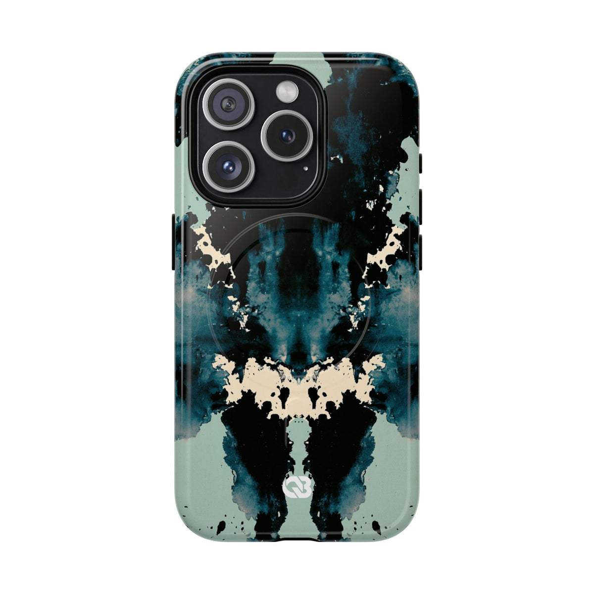 Rorschach Ink Void · Tough 2.0 Magnetic Phone Case for iPhone · Black