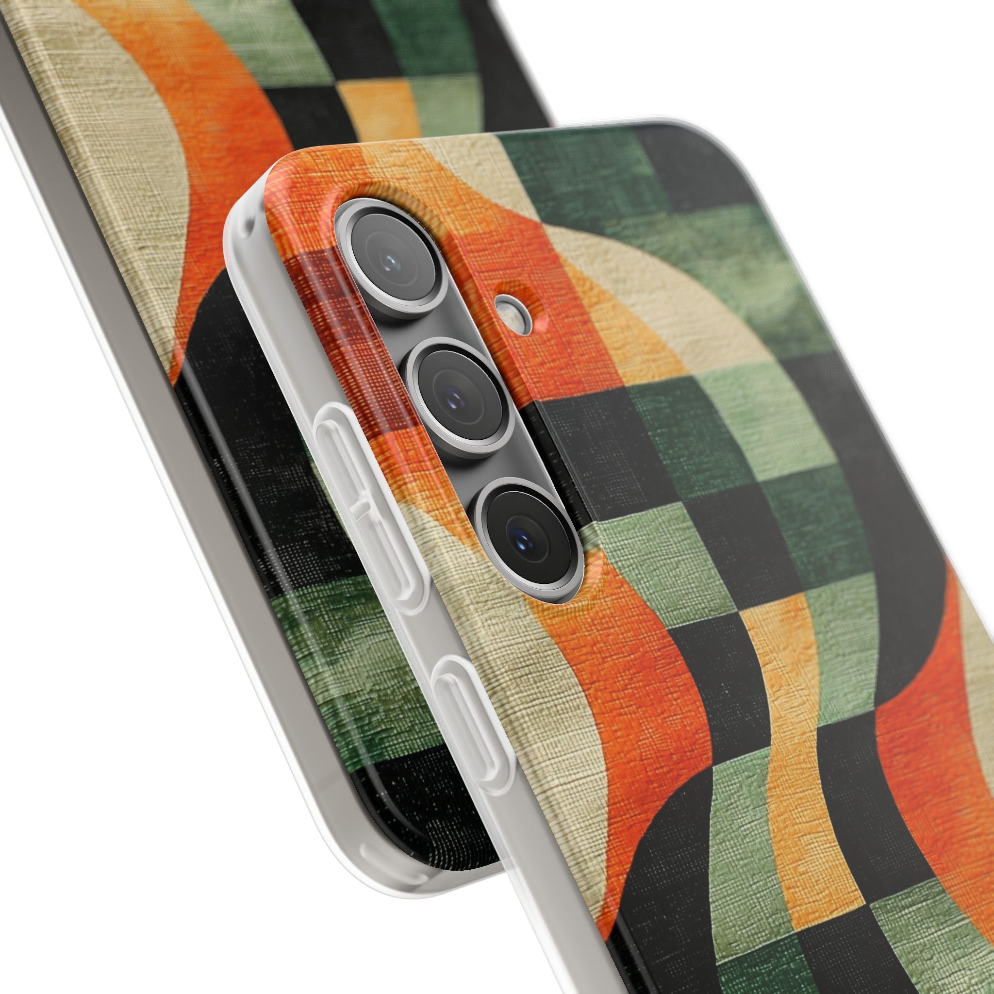 Burnt Orange Curve · Soft Handyhülle für Samsung