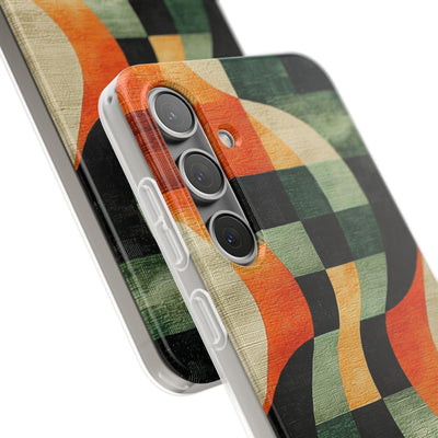 Burnt Orange Curve · Soft Handyhülle für Samsung