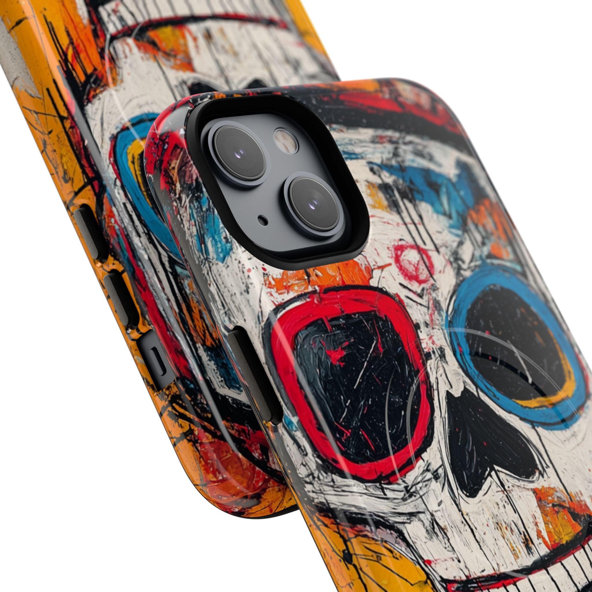 Vivid Graffiti Skull · Tough+ Handyhülle für iPhone · Magsafe