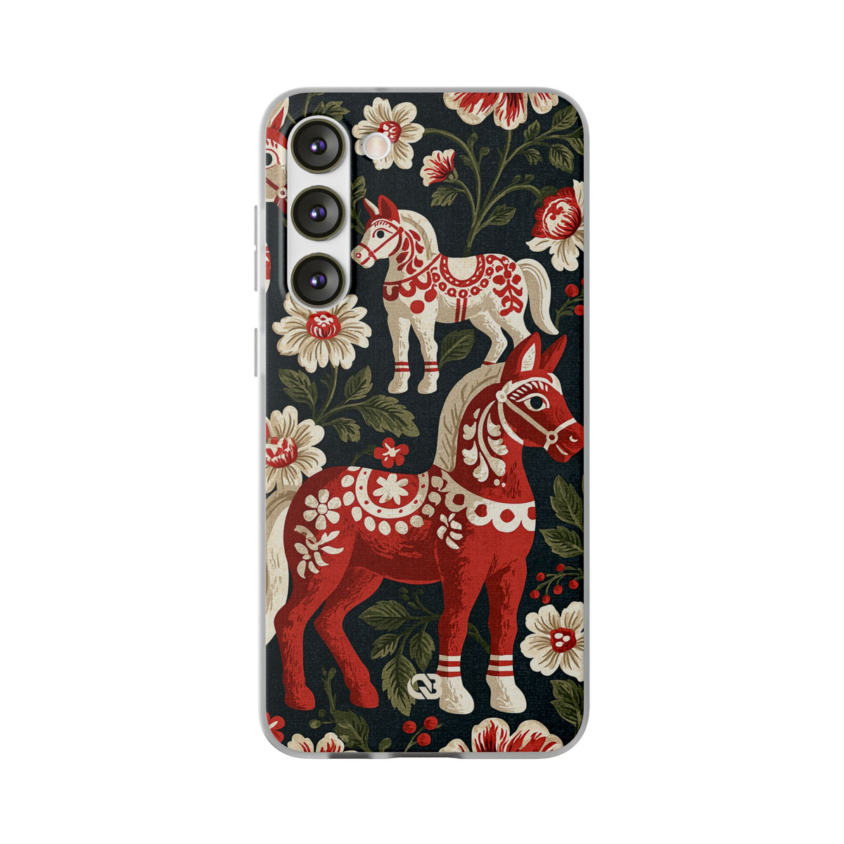 Nordic Dala Meadow · Lite Phone Case for Samsung · Red