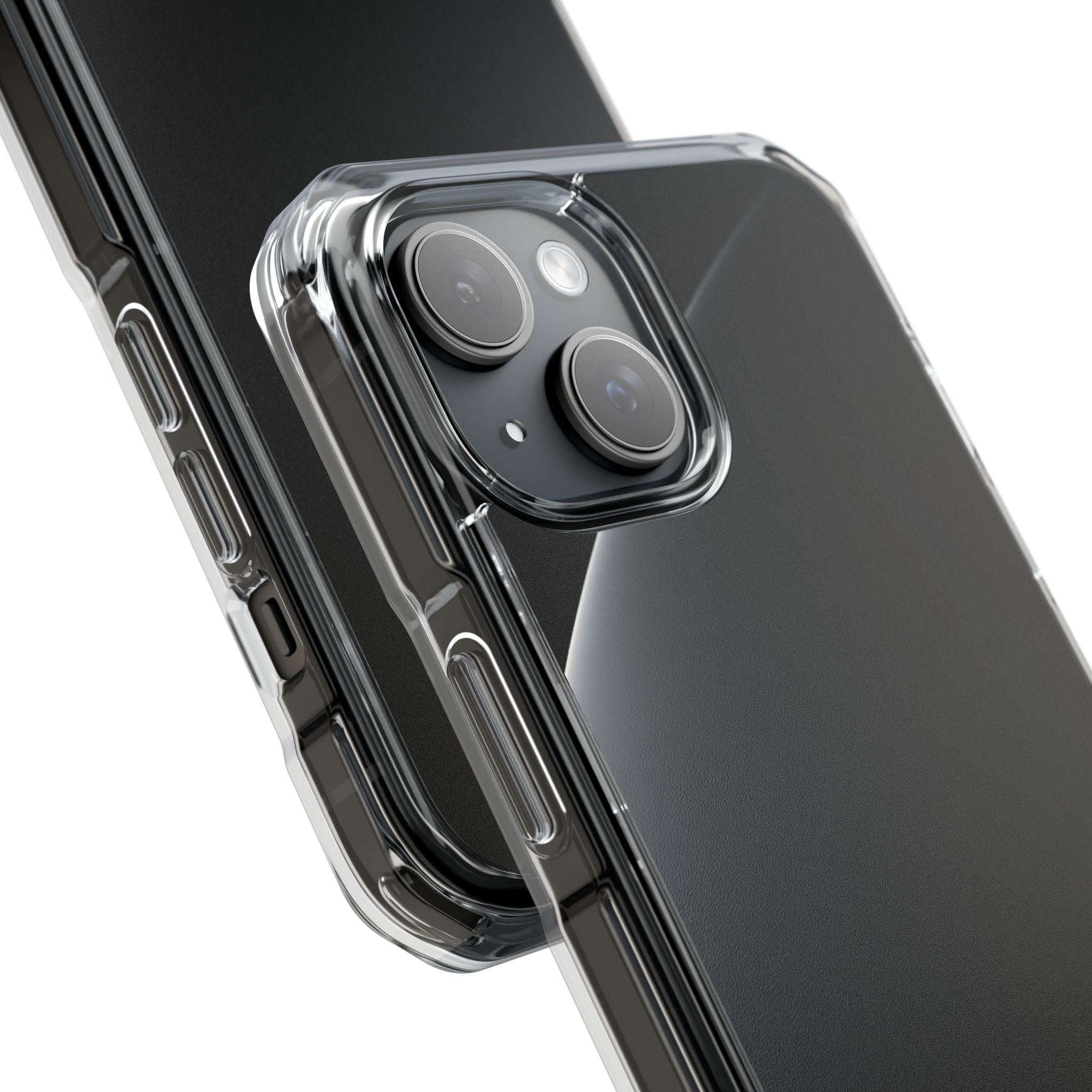 Black Impact MagSafe Phone Case for iPhone - Obsidian Lunar Arch