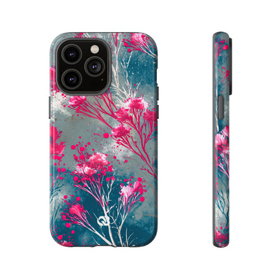 Cyber Blossom · Tough Phone Case for iPhone · Teal
