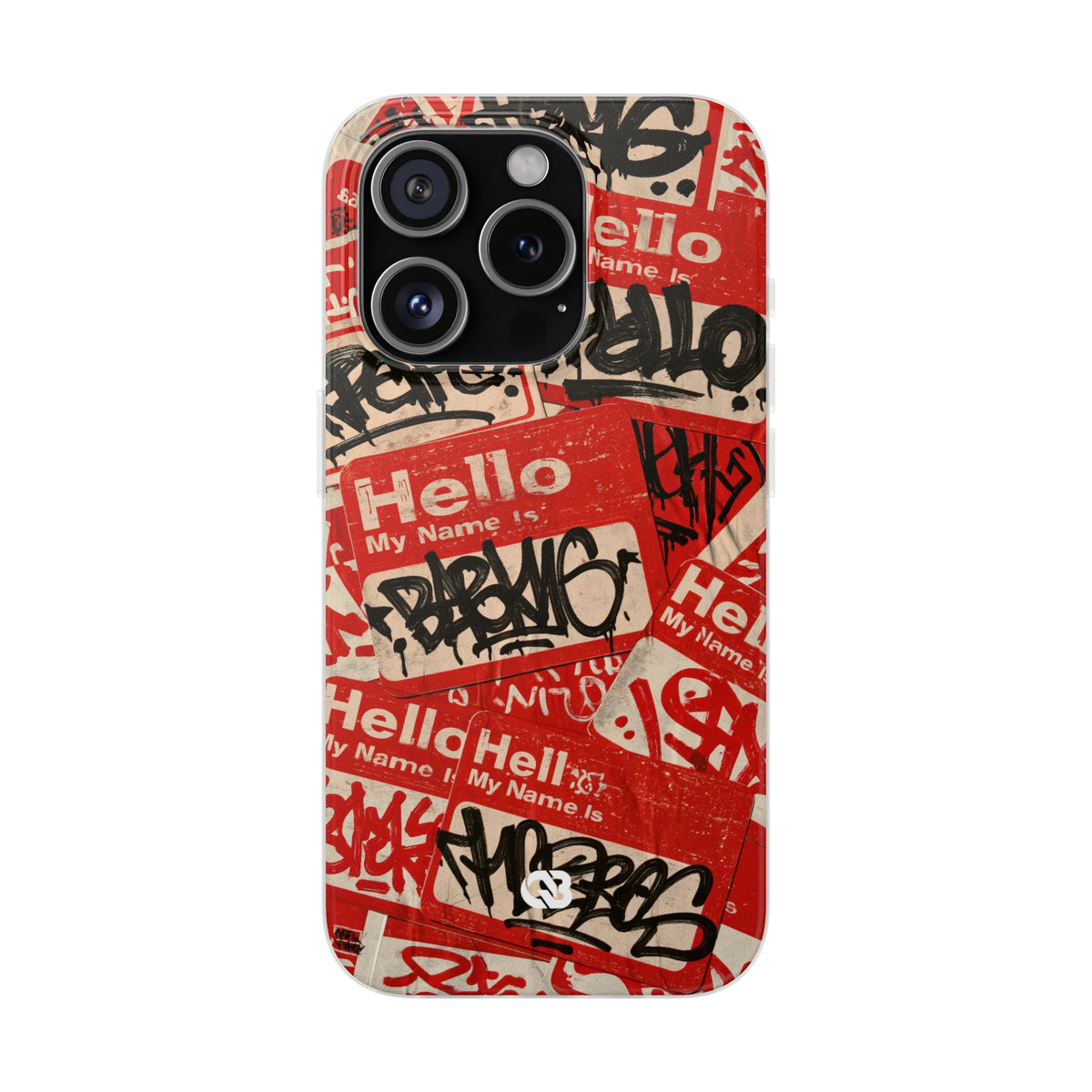 Slap Tag Collage · Lite Phone Case for iPhone ·  Red