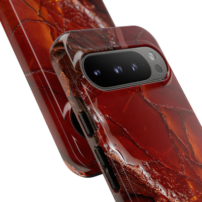 Amber Embrace · Tough Phone Case for Pixel ·  Brown