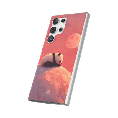 Rose Moon Panda · Soft Phone Case for Samsung