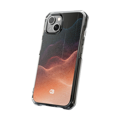 Spectral Elevation · Clear Impact Magnetic Phone Case for iPhone · Orange