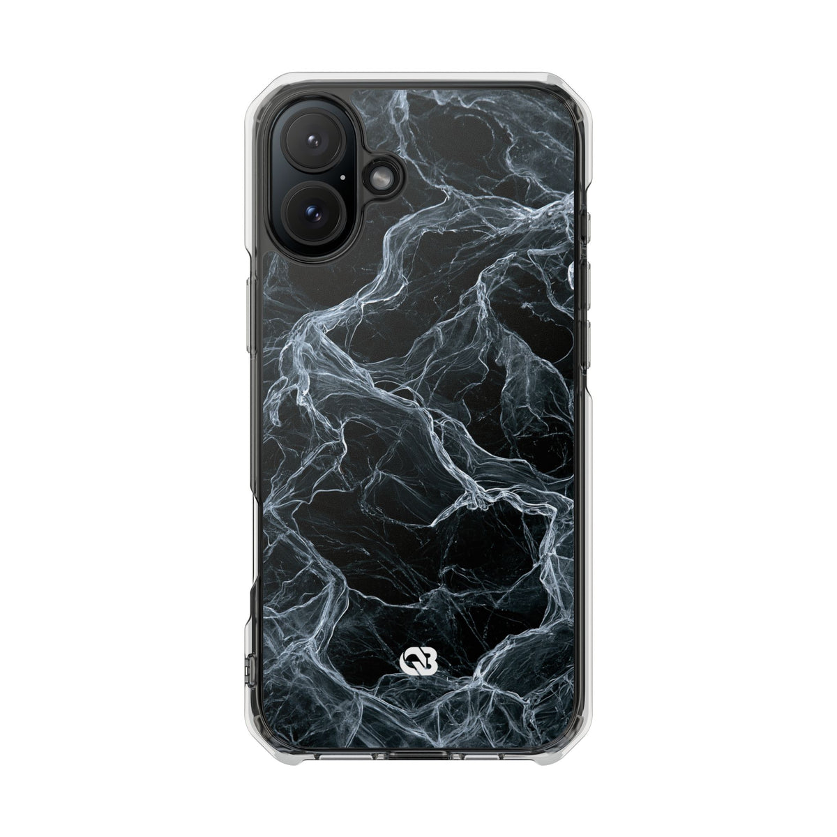 Arctic Gossamer · Clear Impact Magnetic Phone Case for iPhone · Black