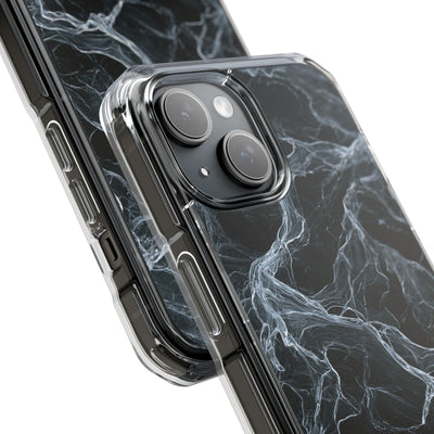 Arctic Gossamer · Clear Impact Magnetic Phone Case for iPhone · Black