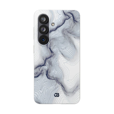 Nordic Ridge Contour · Lite Phone Case for Samsung · White