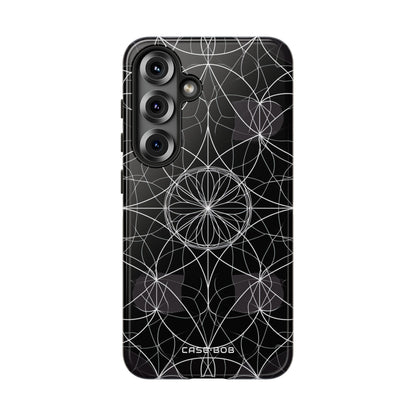 Radiant Petal Orbit Samsung S25 Case - Tough