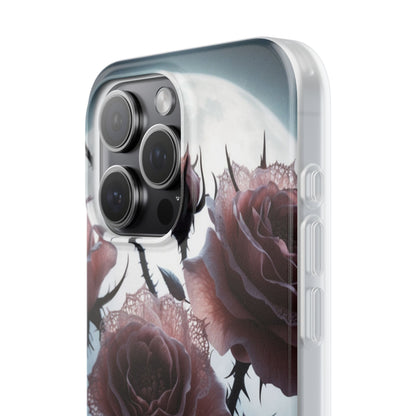 Luminous Rose Thorns iPhone 15 Pro Max Case - Soft