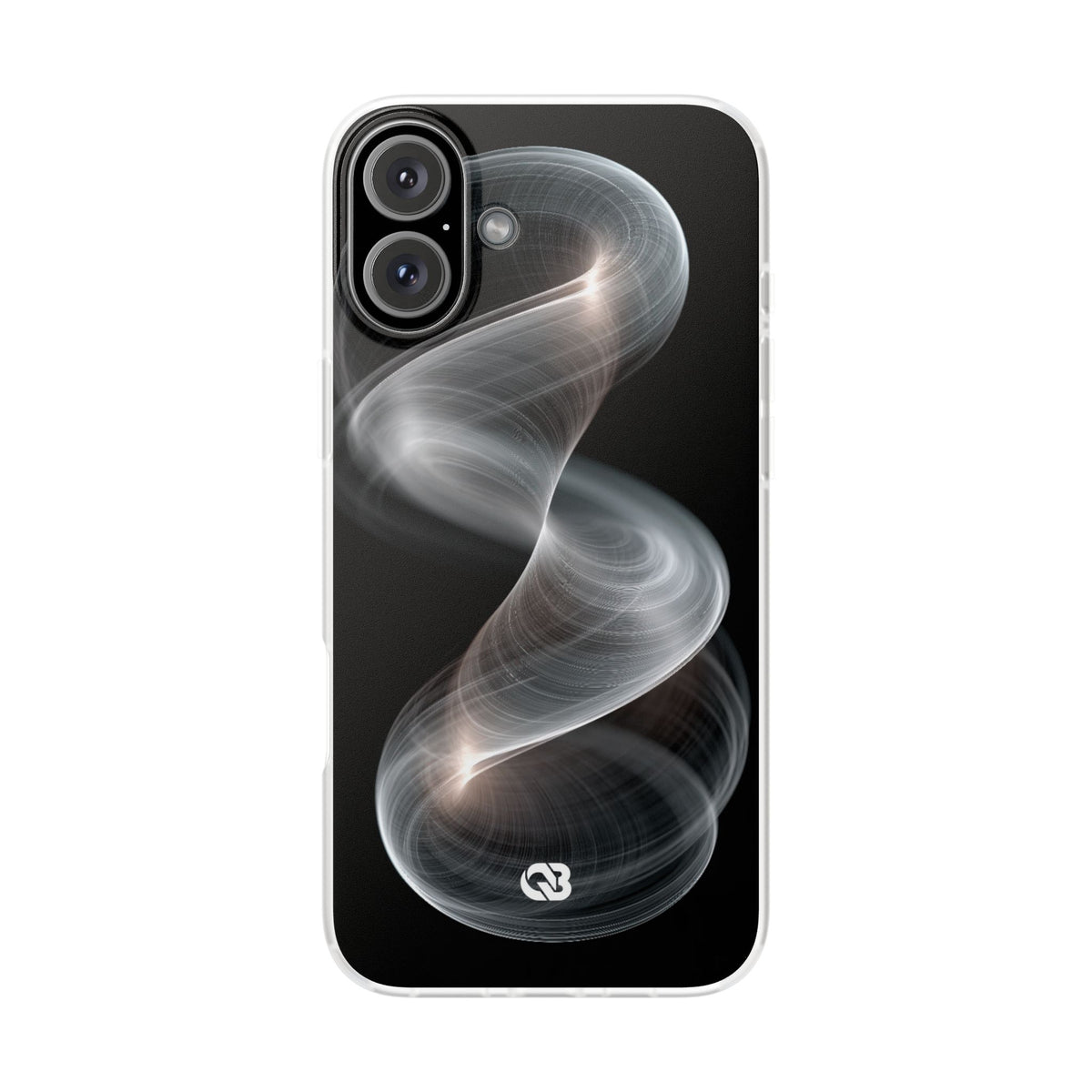 Luminous Vortex · Lite Phone Case for iPhone ·  Black