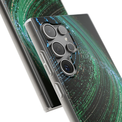 Orbital Data Stream · Lite Phone Case for Samsung · Green