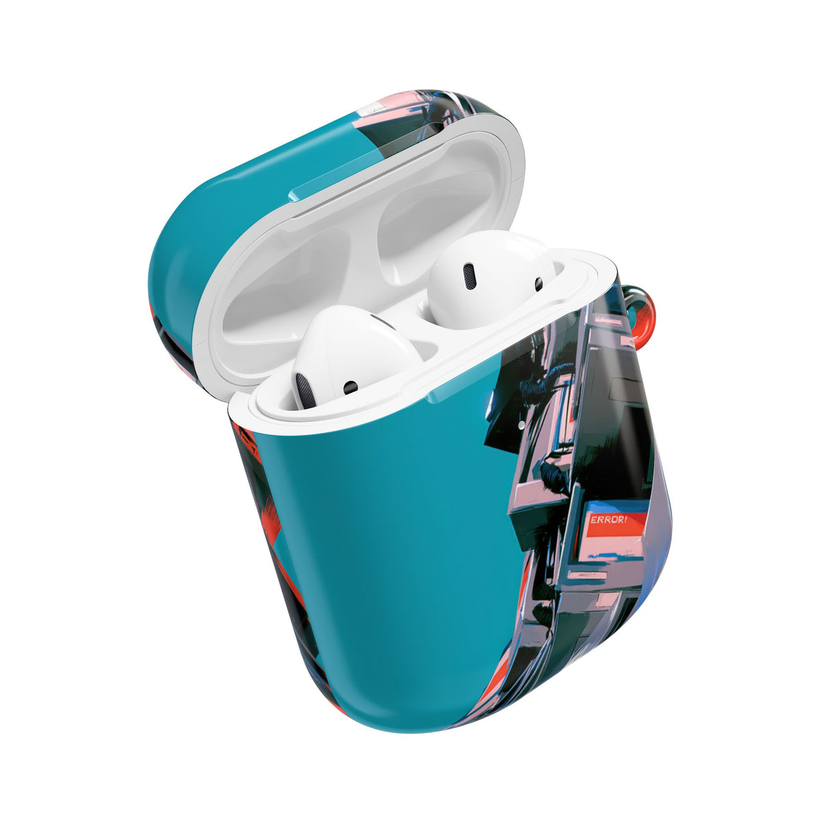 System Error Spire · Hard Case for AirPods & AirPods Pro · Teal
