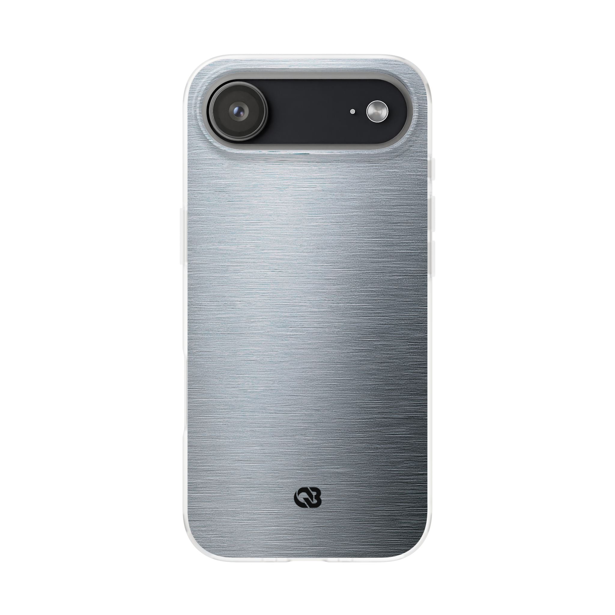 Silver Lite Phone Case for iPhone - Satin Chrome Grain