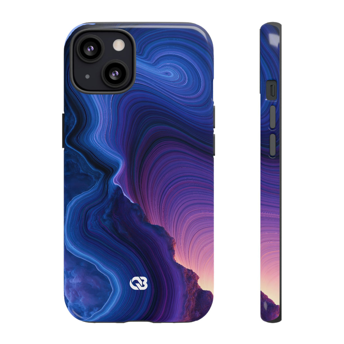 Radiant Strata · Tough Phone Case for iPhone · Blue