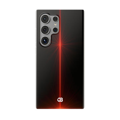 Red Lite Phone Case for Samsung - Crimson Flare Vector