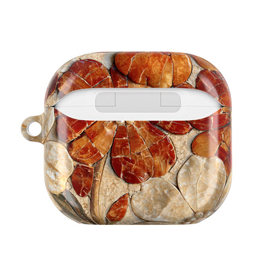 Carnelian Pearl Bloom · Hard Case for AirPods & AirPods Pro · Orange