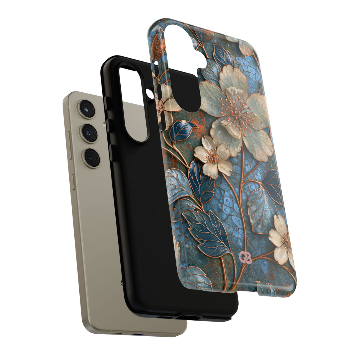 Gilded Blossom Reverie · Tough Phone Case for Samsung · Teal
