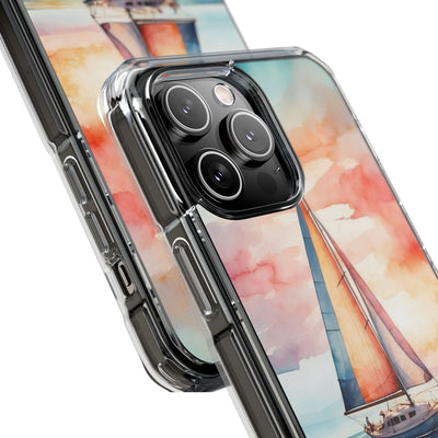 Crimson Horizon Sail · Impact Phone Case for iPhone · Magsafe